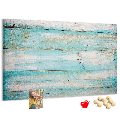 Cork memo board Blue boards