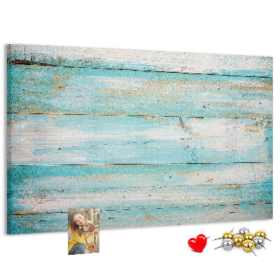 Cork memo board Blue boards