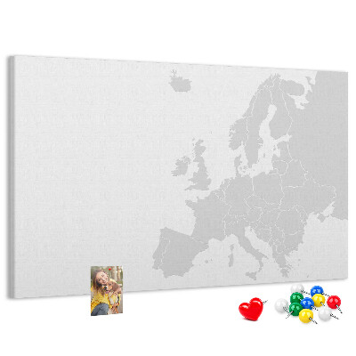 Cork board Map of Europe