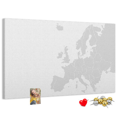 Cork board Map of Europe