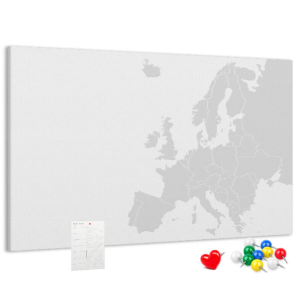 Cork board Map of Europe