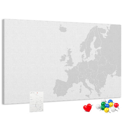 Cork board Map of Europe