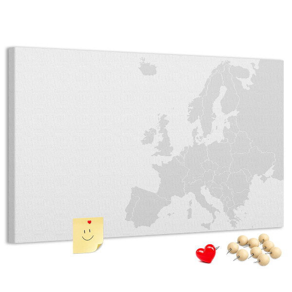 Cork board Map of Europe