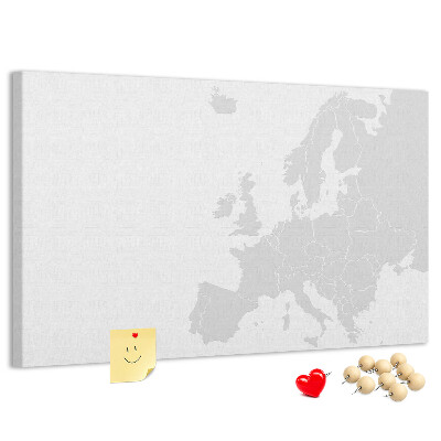 Cork board Map of Europe