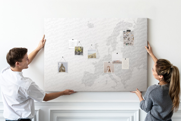 Cork board Map of Europe