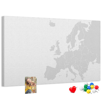 Cork board Map of Europe