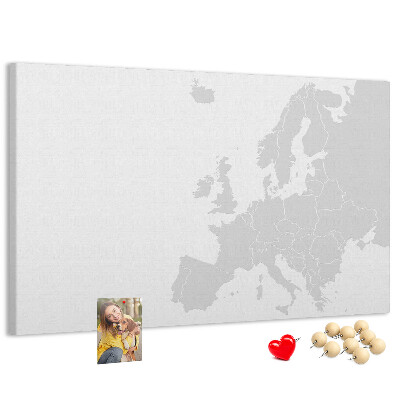 Cork board Map of Europe
