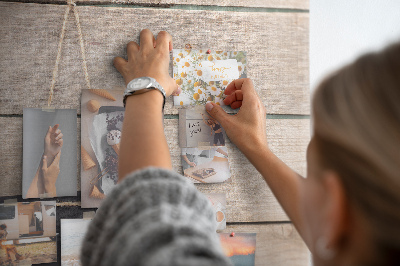 Cork memo board You can do it! lettering