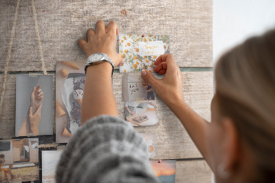 Cork memo board You can do it! lettering