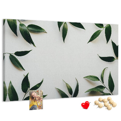 Cork board Leaf frame