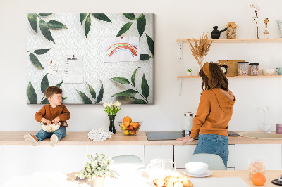 Cork board Leaf frame