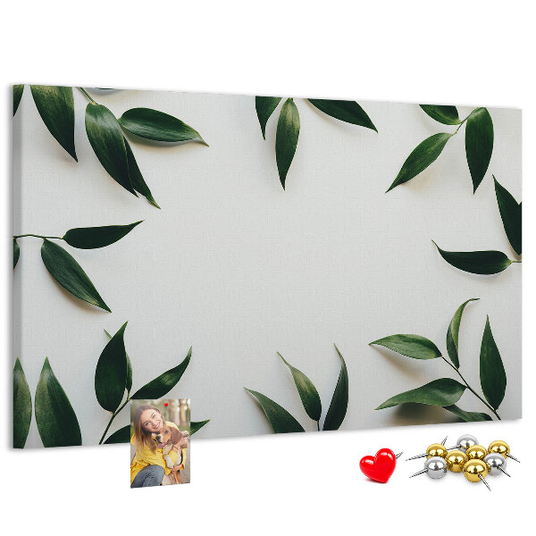 Cork board Leaf frame