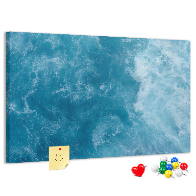 Cork board Sea water