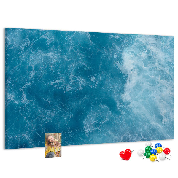 Cork board Sea water