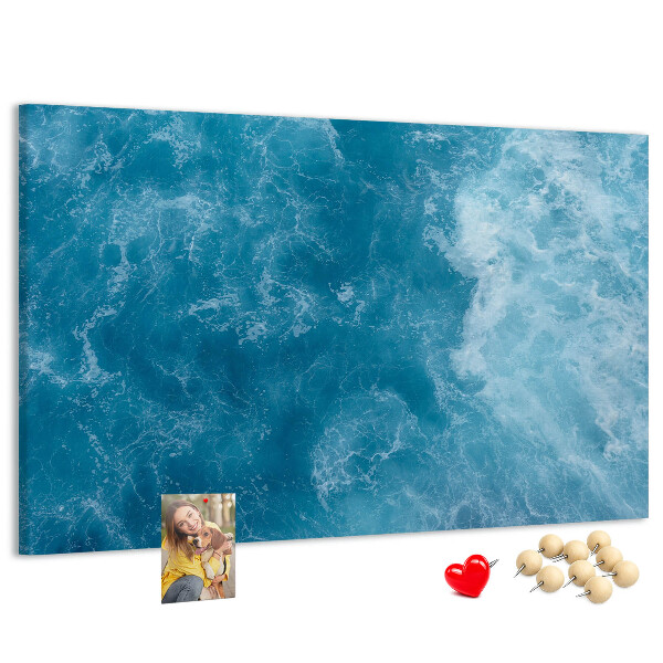 Cork board Sea water