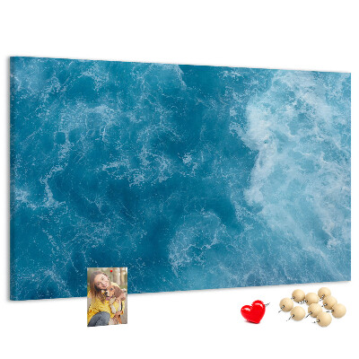 Cork board Sea water