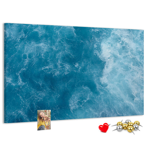 Cork board Sea water