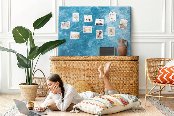 Cork board Sea water