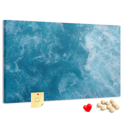 Cork board Sea water