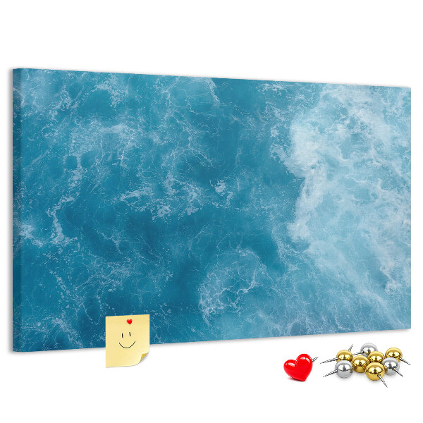 Cork board Sea water