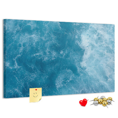 Cork board Sea water