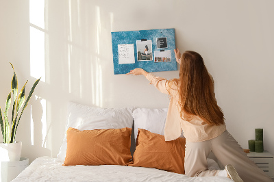 Cork board Sea water