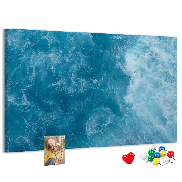 Cork board Sea water