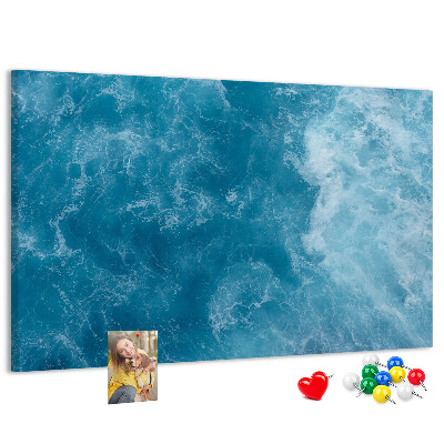 Cork board Sea water