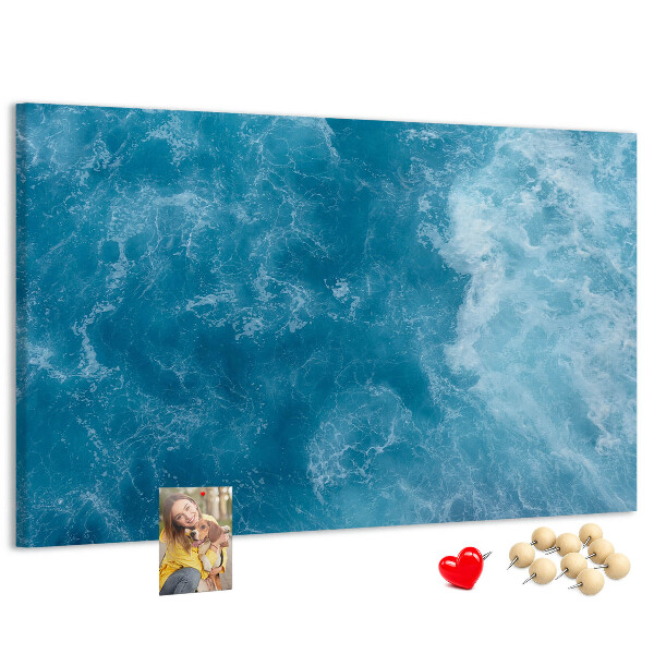 Cork board Sea water