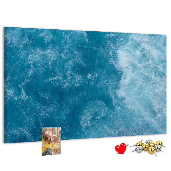 Cork board Sea water
