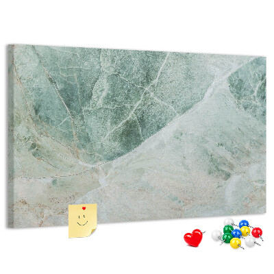 Cork memo board Marble surface