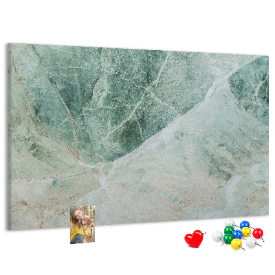 Cork memo board Marble surface