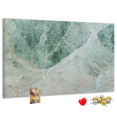Cork memo board Marble surface