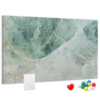 Cork memo board Marble surface