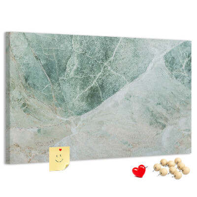 Cork memo board Marble surface