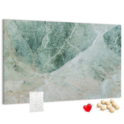 Cork memo board Marble surface