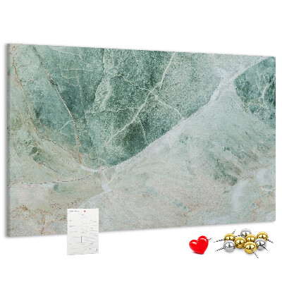 Cork memo board Marble surface