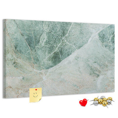 Cork memo board Marble surface