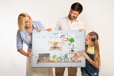 Cork board Weekly planner