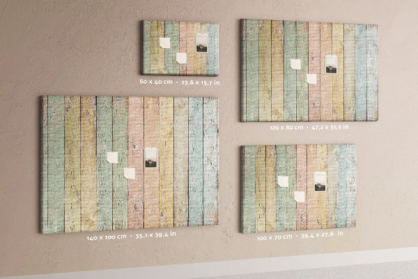 Cork display board Colorful boards