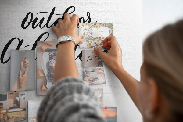 Cork board Adventure away from home