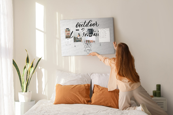 Cork board Adventure away from home