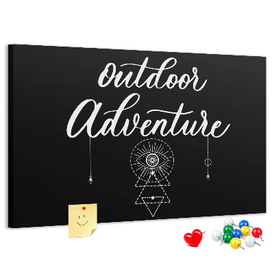 Cork memo board Adventure