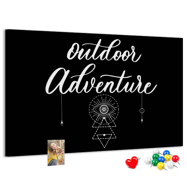 Cork memo board Adventure
