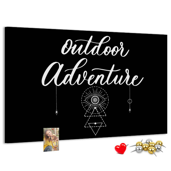 Cork memo board Adventure