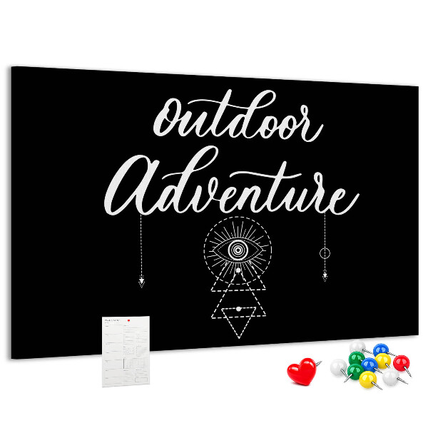 Cork memo board Adventure