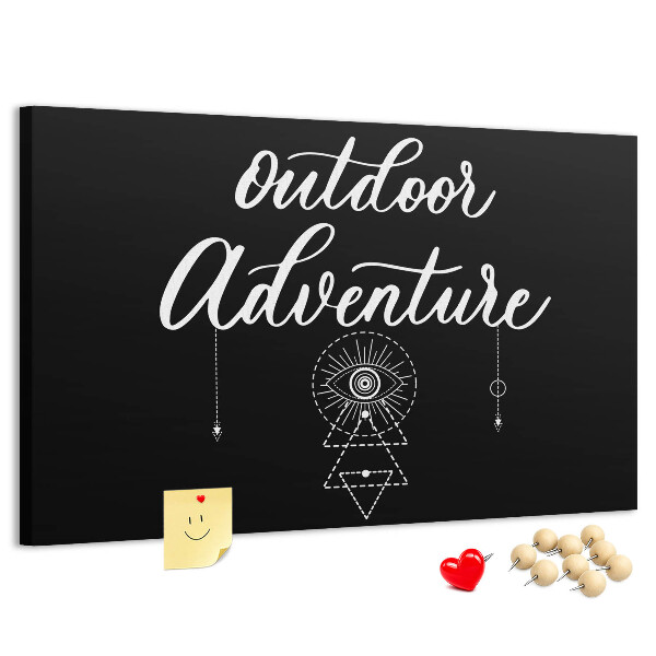 Cork memo board Adventure