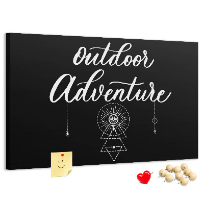 Cork memo board Adventure