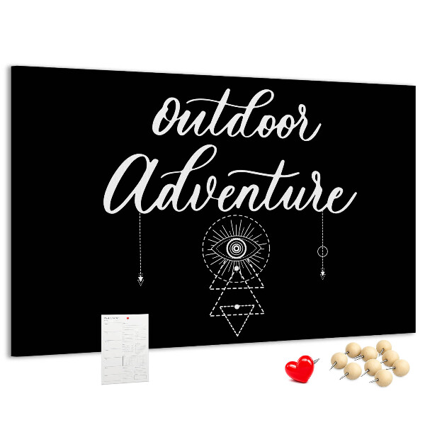 Cork memo board Adventure