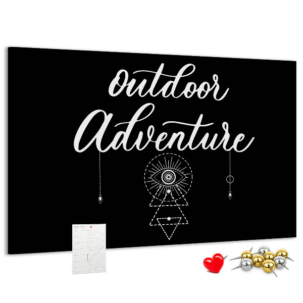 Cork memo board Adventure